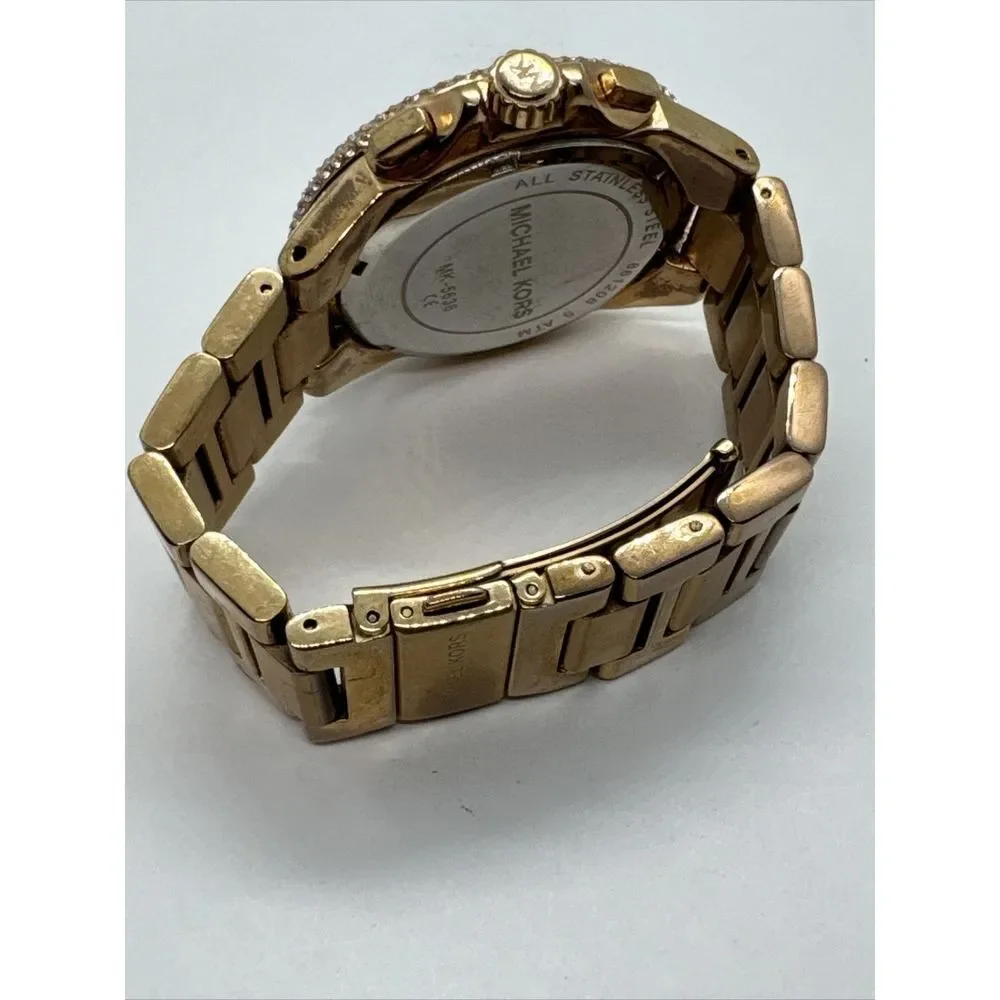 Michael Kors Camille MK5636 Womens Gold Stainless Steel Analog Dial Watch JNA867